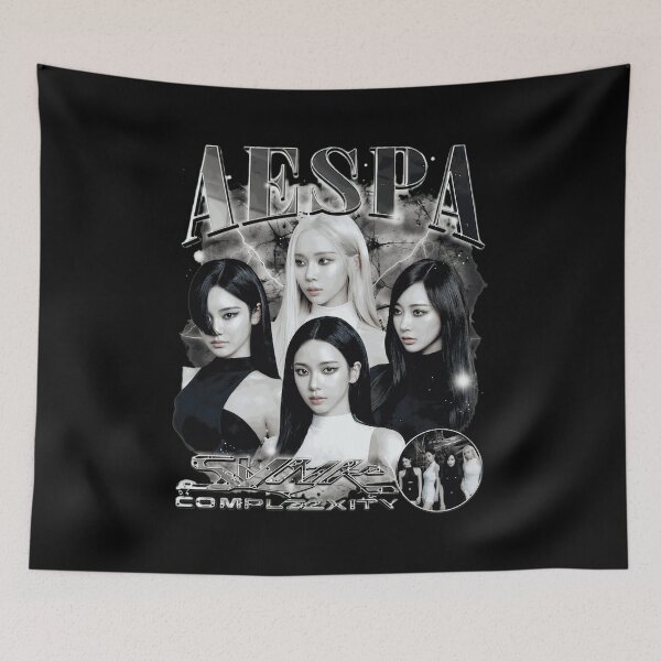 Item preview, AESPA Vintage Retro Kpop Girl Group  designed and sold by TerryBr4332403.