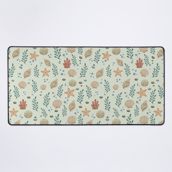 Item preview, Starfish Sand Dollar Coastal Seamless Pattern designed and sold by SheHood.