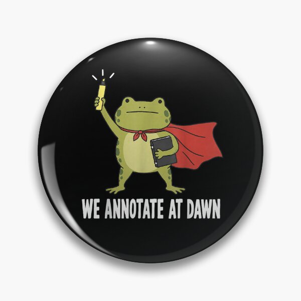 Item preview, We Annotate At Dawn Teacher Humor Grading Papers Frog designed and sold by SaboCollita.