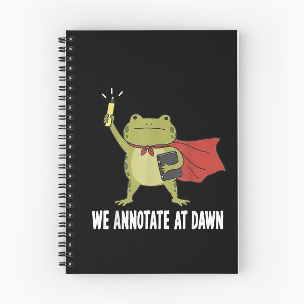 Item preview, We Annotate At Dawn Teacher Humor Grading Papers Frog designed and sold by SaboCollita.