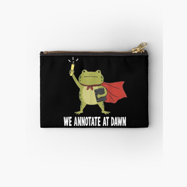 Item preview, We Annotate At Dawn Teacher Humor Grading Papers Frog designed and sold by SaboCollita.