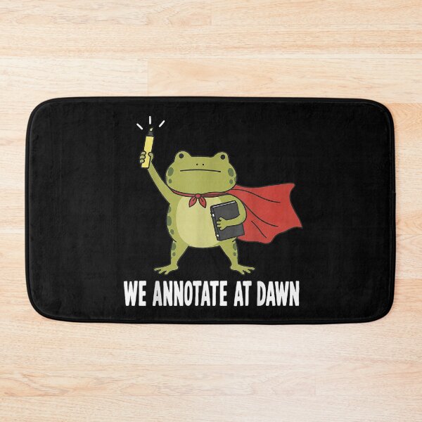 Item preview, We Annotate At Dawn Teacher Humor Grading Papers Frog designed and sold by SaboCollita.