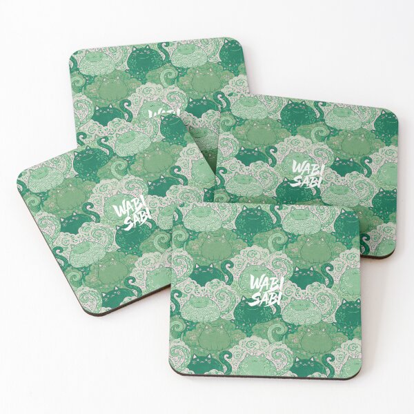 Item preview, Creative Japanese Patterns - Cat and Arabesque designed and sold by WABISABIMOMENTS.