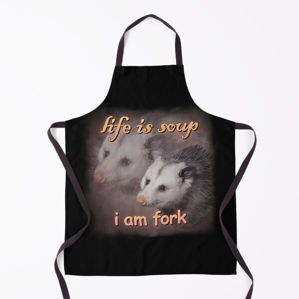 Item preview, Life Is Soup I Am Fork Possum Word Art designed and sold by alaulmengodv.