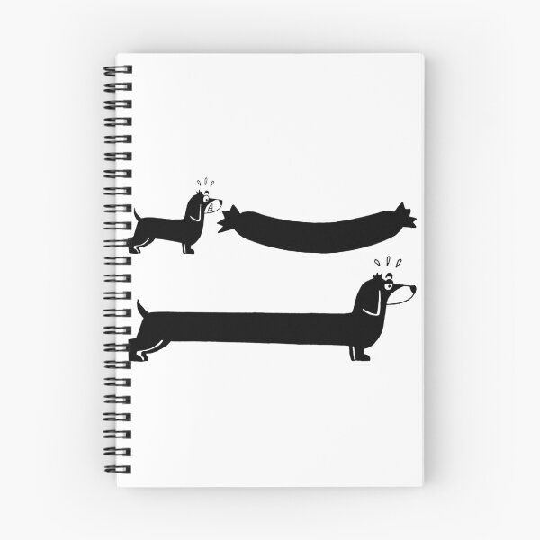 Item preview, The black dog and the sausage designed and sold by Lagueny.