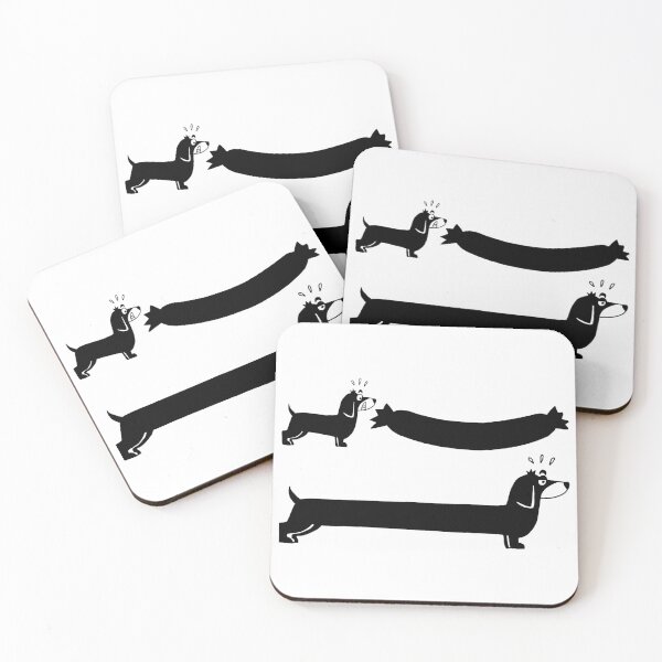 Item preview, The black dog and the sausage designed and sold by Lagueny.
