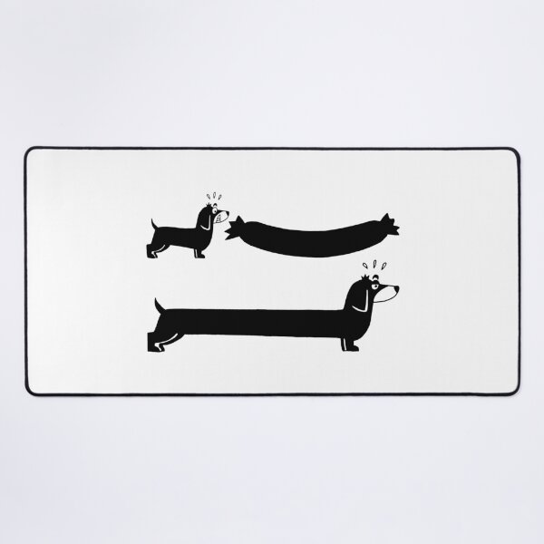 Item preview, The black dog and the sausage designed and sold by Lagueny.
