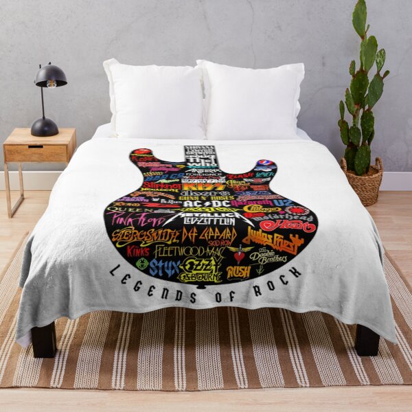 Item preview, Legends Of Rock Band Logo Guitar V2 designed and sold by adbeel.