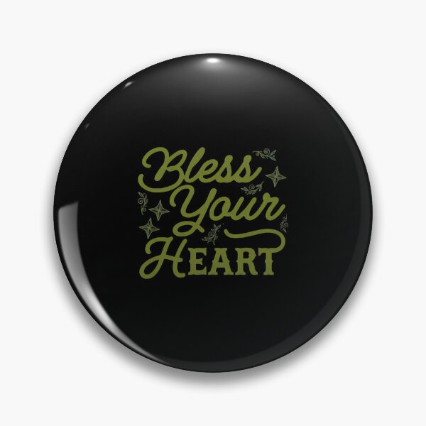 Item preview, Bless Your Heart Retro Script Stars  designed and sold by CarmelReichert.