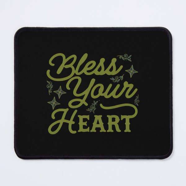 Item preview, Bless Your Heart Retro Script Stars designed and sold by CarmelReichert.