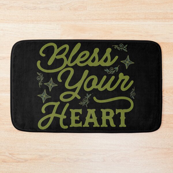 Item preview, Bless Your Heart Retro Script Stars  designed and sold by CarmelReichert.