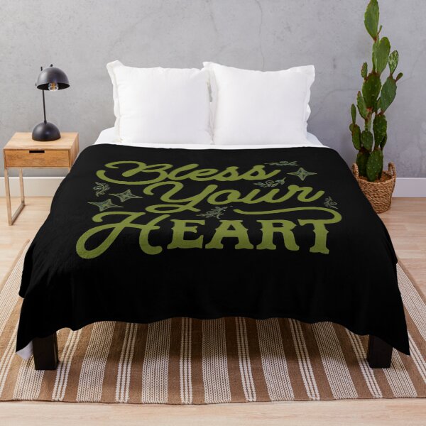 Item preview, Bless Your Heart Retro Script Stars  designed and sold by CarmelReichert.