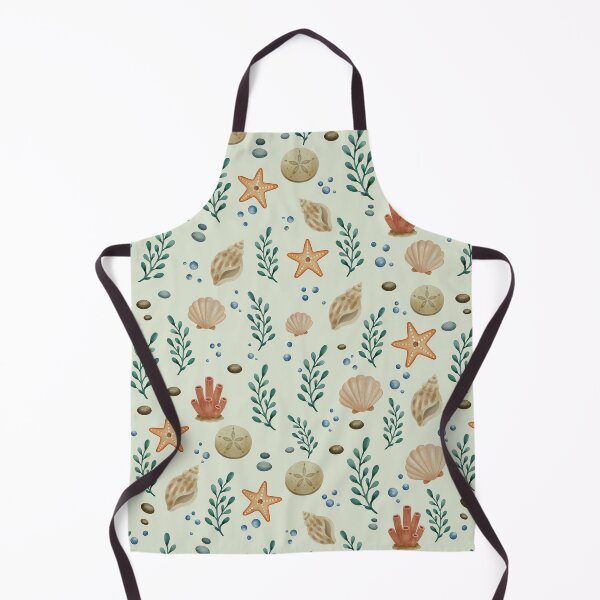 Item preview, Starfish Sand Dollar Coastal Seamless Pattern designed and sold by SheHood.