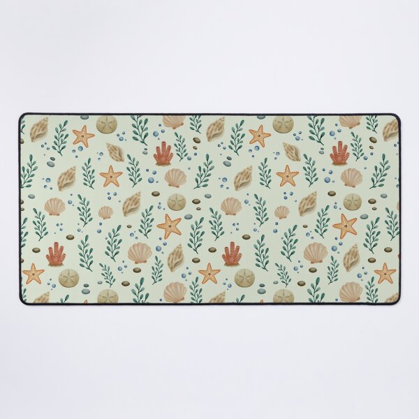 Item preview, Starfish Sand Dollar Coastal Seamless Pattern designed and sold by SheHood.