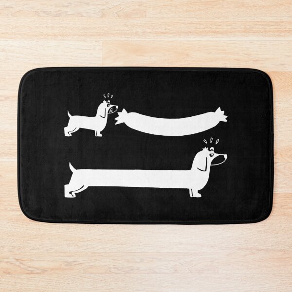 Item preview, The white dog and the sausage designed and sold by Lagueny.