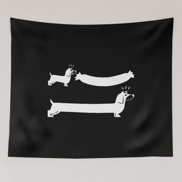 Item preview, The white dog and the sausage designed and sold by Lagueny.