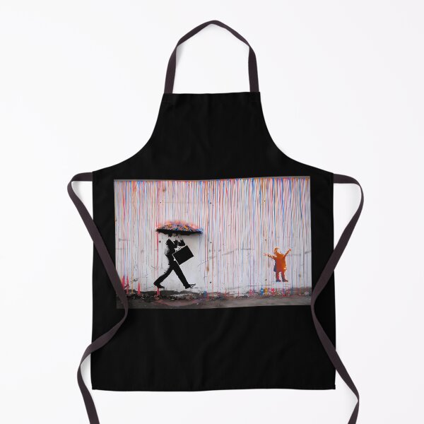 Item preview, Banksy Umbrella Rainbow Happy Girl designed and sold by alaulmengodv.