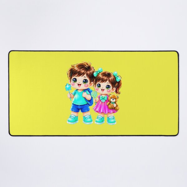 Item preview, Cute Cartoon Brother and Sister designed and sold by MagicCrystal.