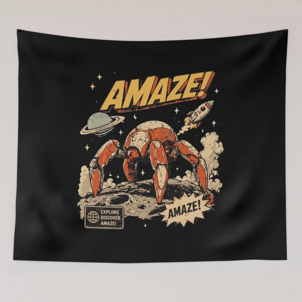 Item preview, AMAZE! Retro Space Spider Adventure  designed and sold by CodyPerez29256.