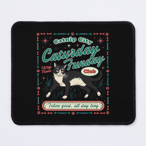 Item preview, Caturday Funday Catnip City Club designed and sold by CarmelReichert.