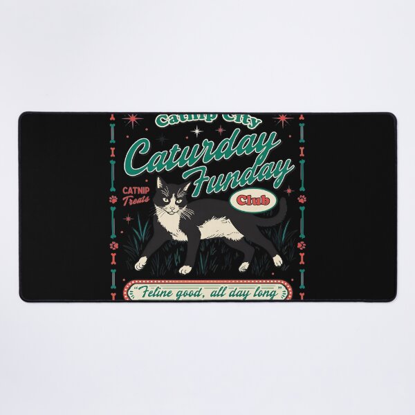 Item preview, Caturday Funday Catnip City Club designed and sold by CarmelReichert.