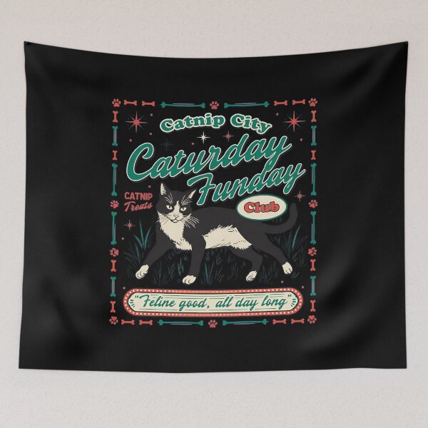Item preview, Caturday Funday Catnip City Club designed and sold by CarmelReichert.