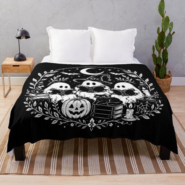Item preview, Halloween ghosts read books Cozy Autumn designed and sold by Christine Krahl.