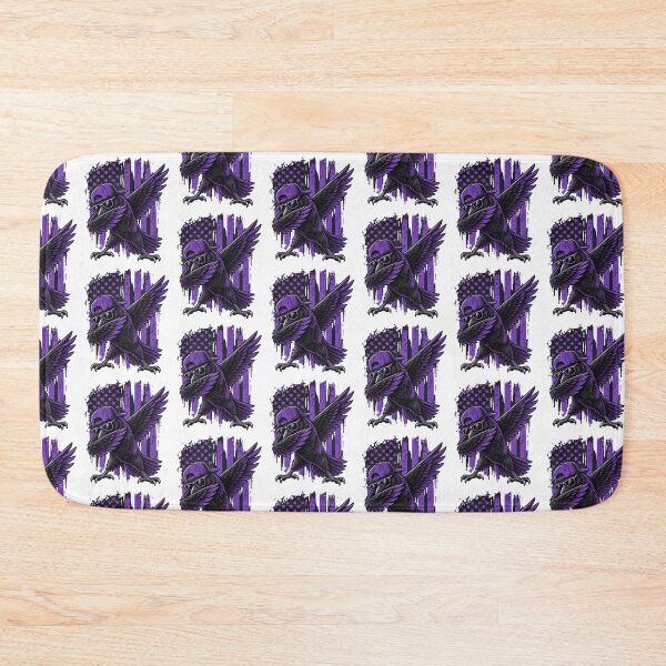 Item preview, Cool Dabbing Raven Bird Wearing Sunglasses Purple Flag Design designed and sold by SmithOscarShop.