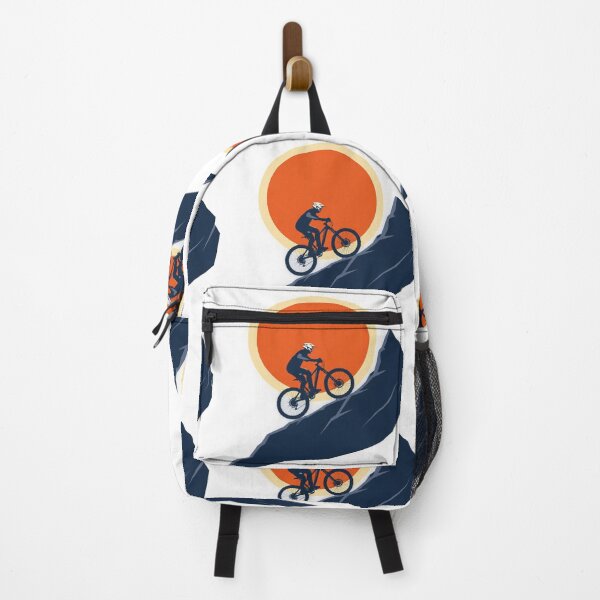 Item preview, Mountain Biker Climbing the Summit – MTB Adventure designed and sold by Yanoma.