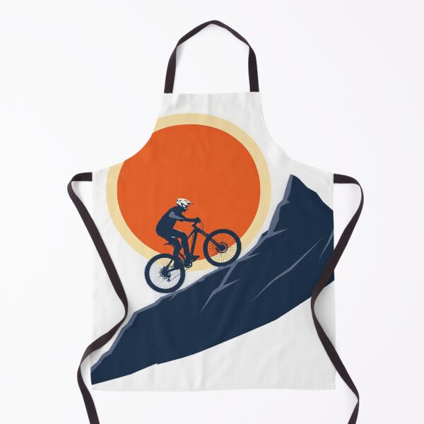 Item preview, Mountain Biker Climbing the Summit – MTB Adventure designed and sold by Yanoma.