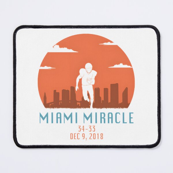 Item preview, Miami Miracle Football Play Funny Dolphins Inspired Design designed and sold by Shfqszlii.