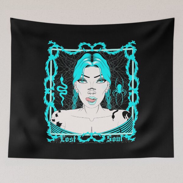 Item preview, Lost Soul | Goth girl with beautiful eyes | Alternative Gothic Altgirl Wicca Illustration designed and sold by ProdbyNiECO.