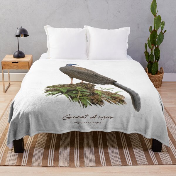 Item preview, Great Argus on Forest Ground Bird Illustration designed and sold by Takeda-art.