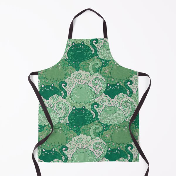 Item preview, Creative Japanese Patterns - Cat and Arabesque - No logo designed and sold by WABISABIMOMENTS.