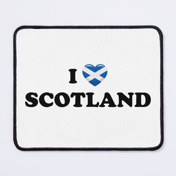 Item preview, I Love Scotland / I Heart Scotland (Black text with flag heart) designed and sold by STUDIO-72.