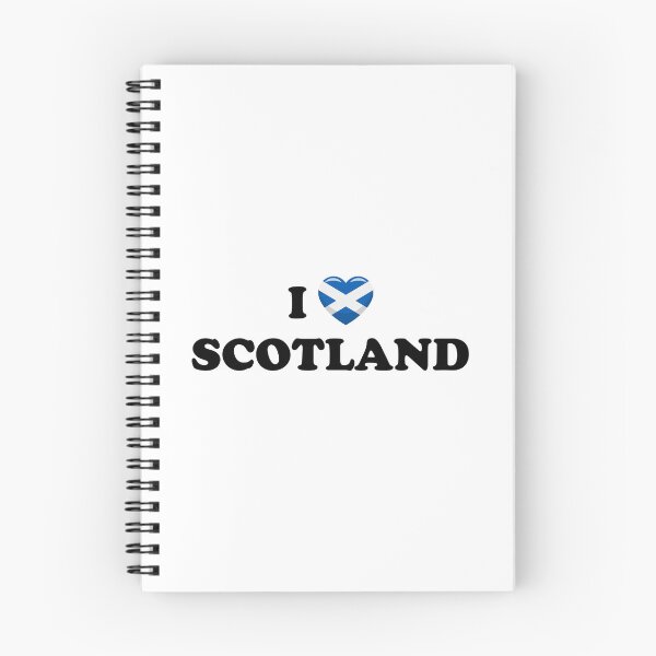 Item preview, I Love Scotland / I Heart Scotland (Black text with flag heart) designed and sold by STUDIO-72.