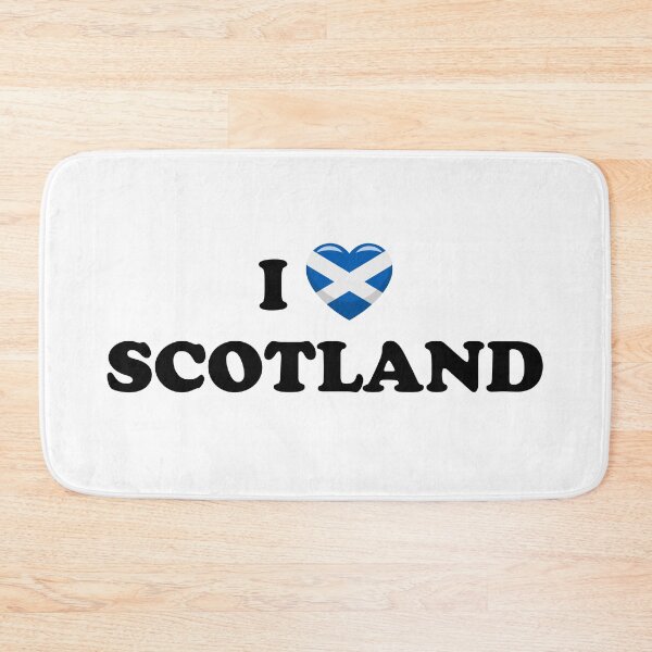 Item preview, I Love Scotland / I Heart Scotland (Black text with flag heart) designed and sold by STUDIO-72.