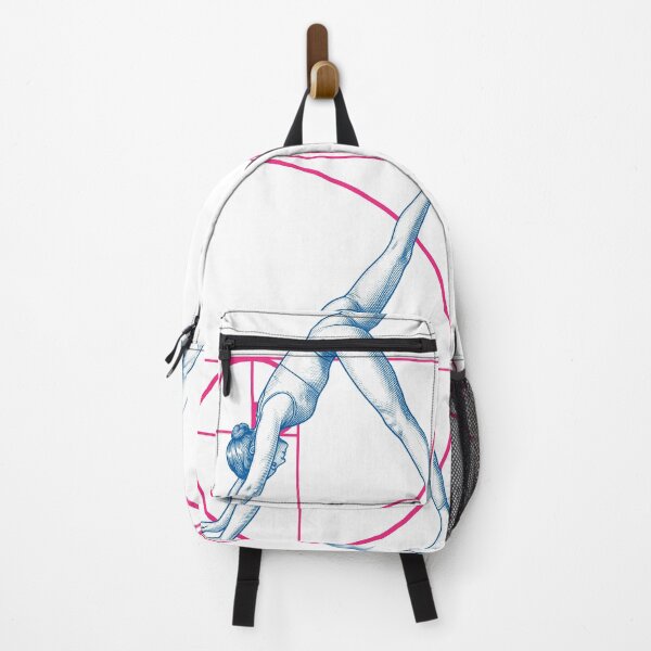 Item preview, Yoga Girl Fibonacci Spiral Geometry Downward Dog Pose designed and sold by GrandeDuc.