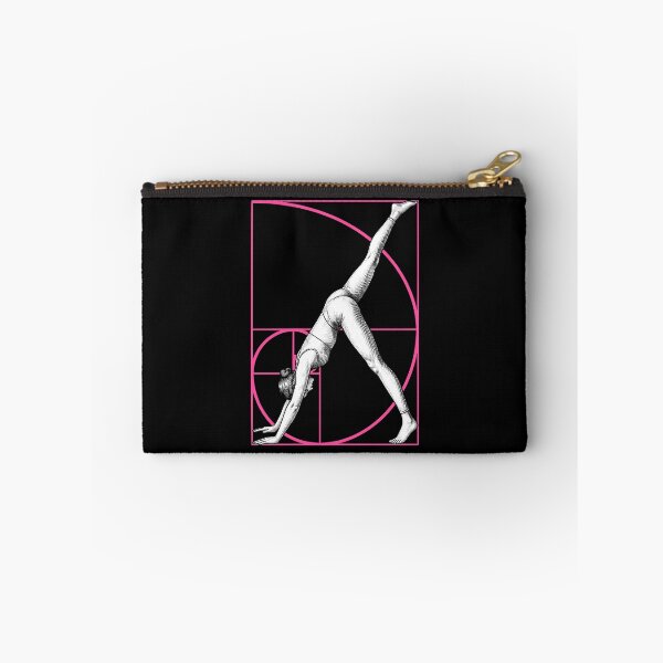 Item preview, Yoga Girl Fibonacci Spiral Geometry Downward Dog Pose designed and sold by GrandeDuc.