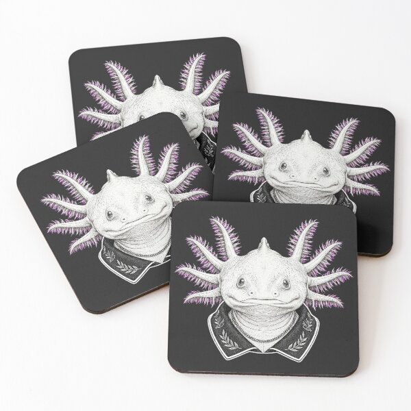 Item preview,  Axolotl With Embroidered Collar designed and sold by DesignbyKarma.