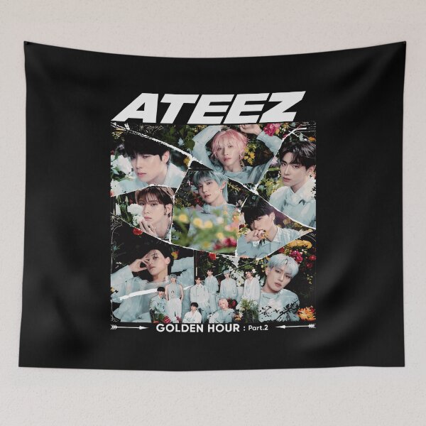 Item preview, ATEEZ Golden Hour Part.2 Kpop Merch  designed and sold by TerryBr4332403.