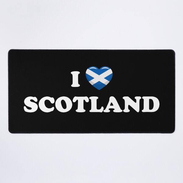 Item preview, I Love Scotland / I Heart Scotland (White text with flag heart) designed and sold by STUDIO-72.