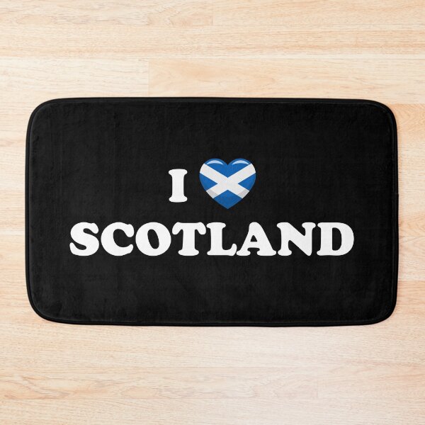 Item preview, I Love Scotland / I Heart Scotland (White text with flag heart) designed and sold by STUDIO-72.