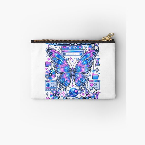 Item preview, Welcome to My World Y2K Cybercore Butterfly Retro Internet designed and sold by EssentialsWear.