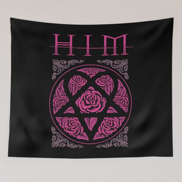Item preview, Heartagram Him Band Tee Heartagram tee Pink Him Band Logo designed and sold by adbeel.