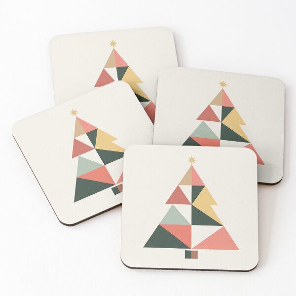 Item preview, Nordic Geometric Minimalist Christmas Tree Art designed and sold by TrendMorphic.