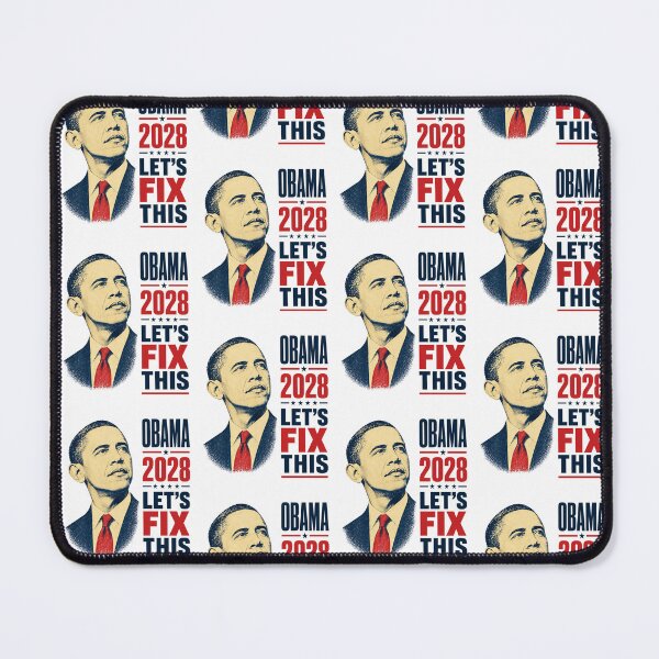 Item preview, Obama 2028 Let's Fix This Political Parody Vintage Poster Design designed and sold by SmithOscarShop.