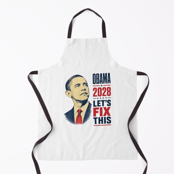 Item preview, Obama 2028 Let's Fix This Political Parody Vintage Poster Design designed and sold by SmithOscarShop.