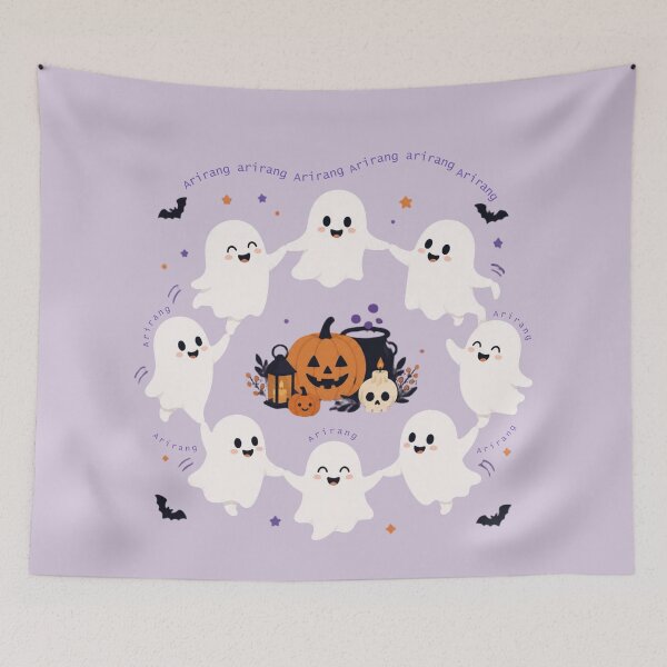 Item preview, BTS arirang - 7 Normal ghosts on stage - Halloween concert - purple designed and sold by moteesshop.