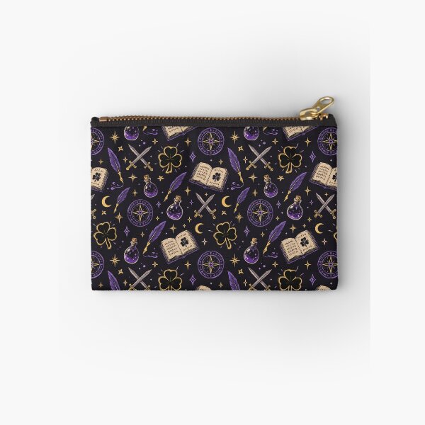 Item preview, Magic Knight Grimoire Doodles Seamless Pattern | Dark Fantasy Anime Print designed and sold by Fanverse Merchandise.